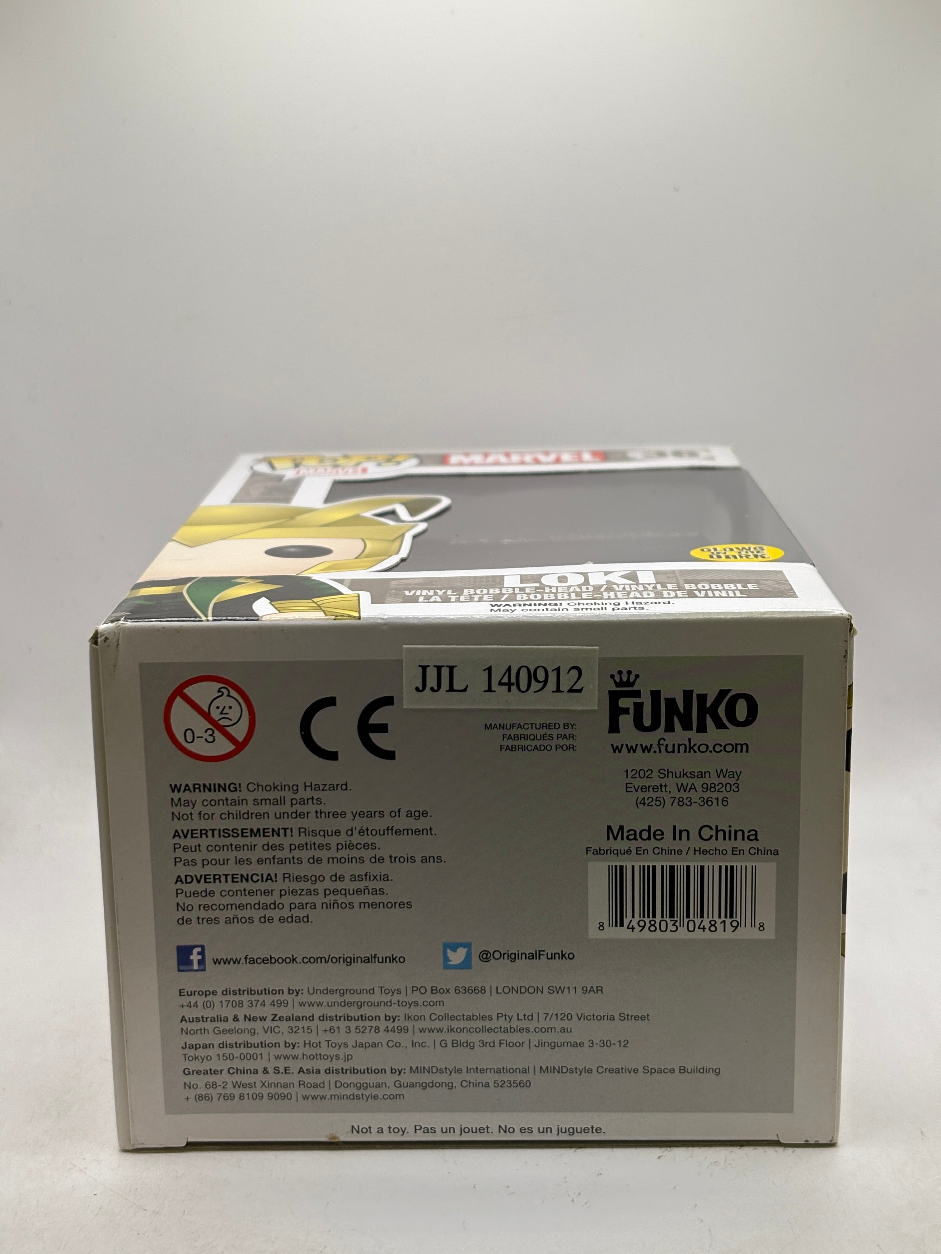 Funko POP! Marvel #36 Loki Frost Giant Glow Vinyl Bobble Head